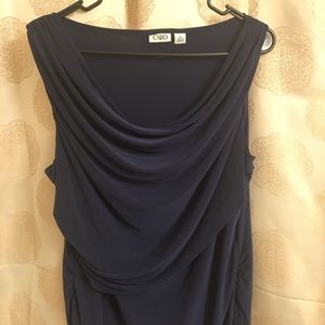 Cato cowl neck top sleeveless
